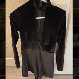 Express Velour Romper